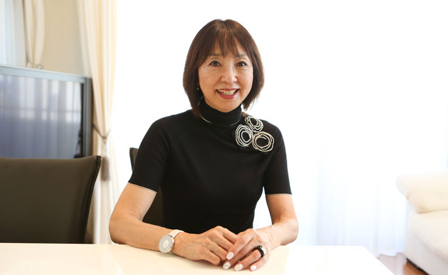 日本ソワサンタンウォーキング協会の代表・松尾多惠子さん